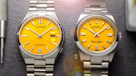 citizen tsuyosa vs rolex oyster.